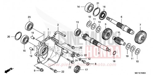 BOITE DE VITESSES FJS600AB de 2011